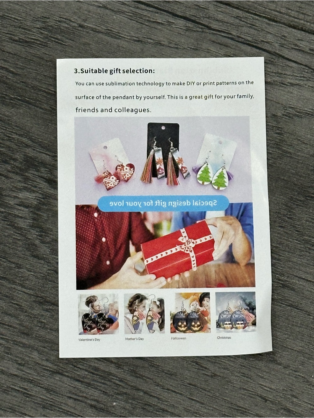 Sublimation earring blanks kit - Picture 8 of 8